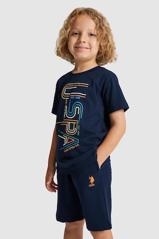 U.S. Polo Assn. Erkek Çocuk Lacivert Pijama Takım 50326457-vr033