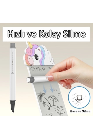 Silikon Figürlü Manyetik Mini Yazı Tahtası 5,5" - 14 Cm Diğer