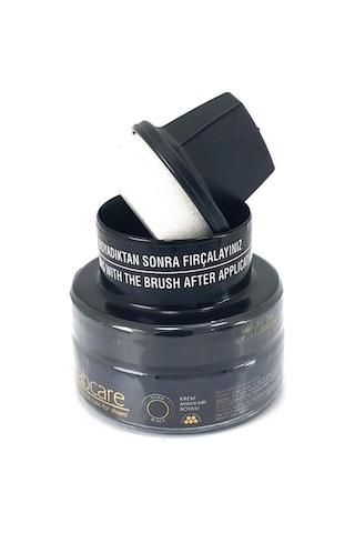 Fabcare Cam Kavanoz Krem Deri Ayakkabı Boyası 50 ML - Siyah