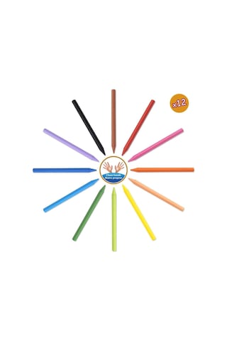 Bic 12 Renk Silinebilir Mum Pastel Boya