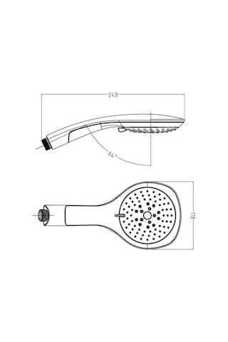 Tema Bianco 5 Fonksiyonlu El Duş Başlığı - 55085 Diğer