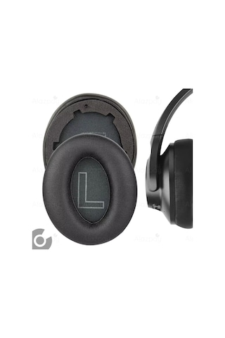 Anker Soundcore Life Q20 Q20 Bt Uyumlu Hafızalı Köpük Özellikli Kulaklık Sünger Yastığı Deri Siyah