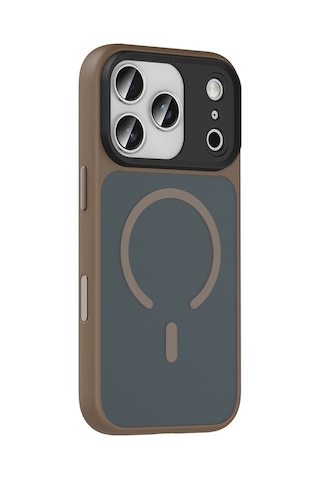 Nihcase Apple Uyumlu iPhone 17 Pro Max Kılıf Mat Manyetik Şarj Özellikli Flet Armor Kapak