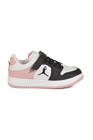 Pudra Cırtlı Kız Çocuk Sneaker Haykat Kısa F Pudra