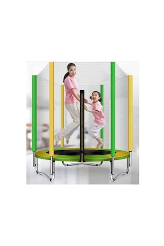 Fileli Trambolin 140 Cm - Türkiyede Tek Katlanabilir Trambolin