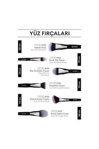 Kabuki Fırça Cre'ars Face Brush 102