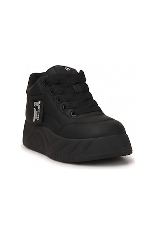 Ayakkabı Fuarı Elit Hml262-1132 Kadın Klasik Sneaker Siyah