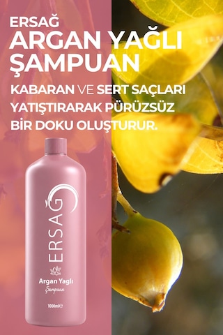 Ersağ Argan Yağlı Şampuan 1 L