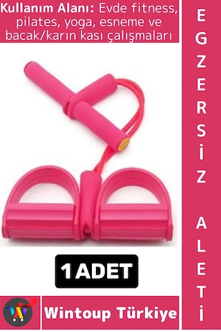 Egzersizaleti Evde Spor Fitness Aerobik Egzersiz Yoga Esneme Karın Bacak Alt Egzesiz Lastiği Çok Renkli