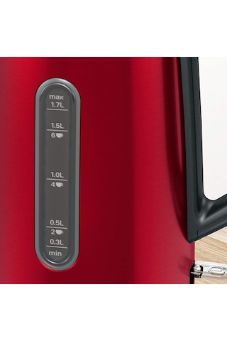 Bosch TWK4P434 Designline 1700 ML Paslanmaz Çelik Su Isıtıcı Kettle