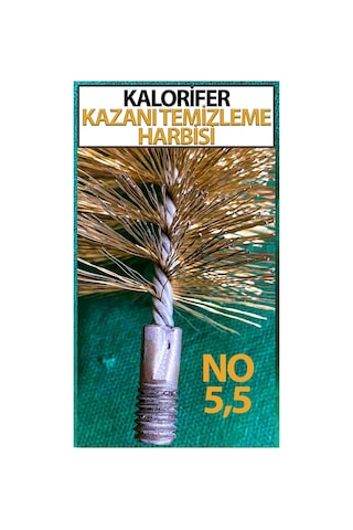 Kalorifer Kazanı Temizleme Fırçası Tel Fırça No: 55 Mm Sap Hariçtir