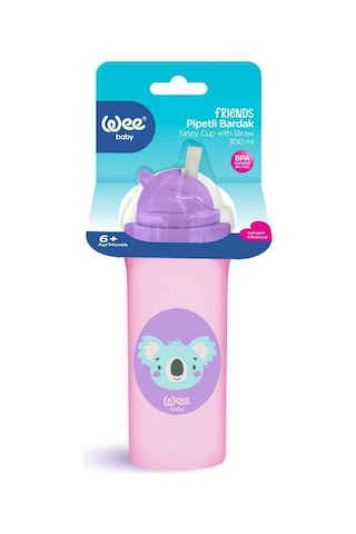 Wee Baby Friends Pipetli Bardak Pembe Koala Pembe