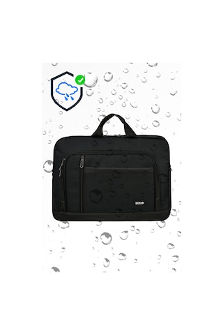 Galb Leather Cok Fonksiyonlu Ve Tam Korumali 17 Inc Laptop Evrak Cantasi Siyah