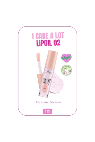 Callista I Care A Lot Lip Oil Nemlendirici Dudak Yağı - 02 Strawberry