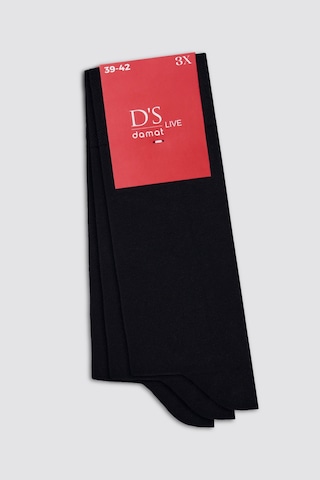 D's Damat Ds Damat Siyah 3'lü Çorap Set 4hf16ortcst03 Siyah
