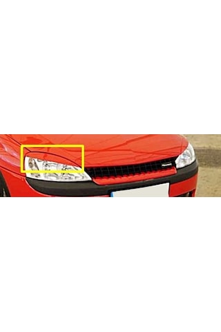 Opel Corsa C Far Kaşı Bodykit Fiberglass Boyasız
