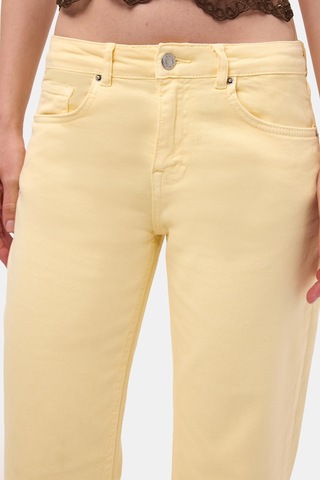 Itsbasic Kadın Light Sarı 6s6-108 Mid Rise Flare Fit Denim Jean
