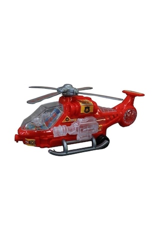 Ctoy Sesli Ve Işıklı İtfaiye Helikopteri Çok Renkli