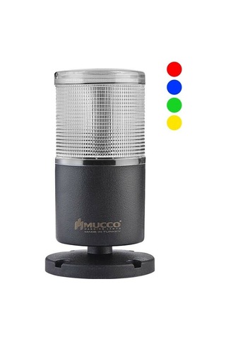 RGB IŞIKLI KOLON - 40-250V AC/DC - SABİT, FLAŞÖR, ÇAKAR, BUZZER