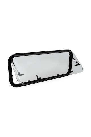 Babarvy 110x45cm 90 Amortisörlü Karavan Camı / Pencere Siyah