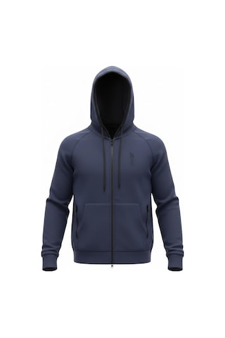 Superfly Kapüşonlu Erkek Tam Fermuar Sweatshirt Spf101232321715 Lacivert