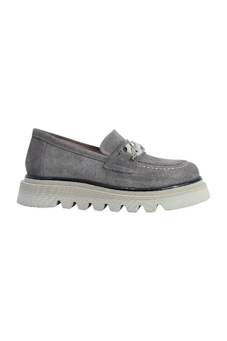 Poletto Hakiki Deri Kahve Loafer Düz 06 134 3-1963 Kahverengi