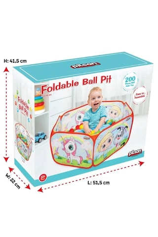 Pilsan Katlanabilir Top Havuzu Çok Renkli 06 413