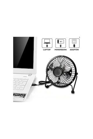 Robeve Masa Üstü Klima Usb Girişli Metal Serinletici Mini Vantilatör Fan