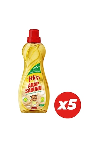 Miss Arap Sabunu 1 Lt X 5 Adet 5'li Set