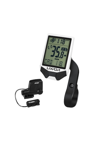 Lixada-bisiklet Kablosuz Bilgisayar Bisiklet Bilgisayar Ritim Y13402w Beyaz