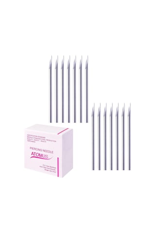 Suntek 100 Adet Vücut Göbek Burun Dudaklar Kulaklar 20g Steril