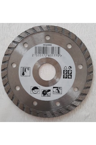 Meşem 115 Mm Turbo Elmas Testere Mermer Granit Seramik Kesme 1 Ad