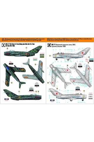 Mistercraft F002 1/48 Mig-17f Fresco Savaş Uçağı Plastik Model Kiti-49654