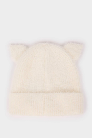 Defacto Kız Bebek Triko Bere F0024a525wnwt1 Beyaz