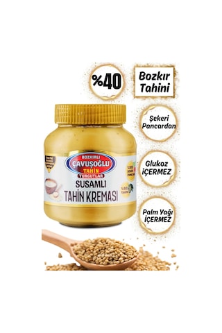 Susamlı Tahin Kreması 330g + Kakaolu Tahin Kreması 330g