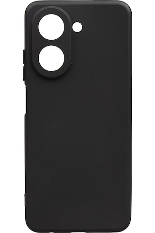 Kilifone - Redmi A5 4g Uyumlu - Kılıf Mat Soft Esnek Biye Silikon - Siyah - T38609 Siyah