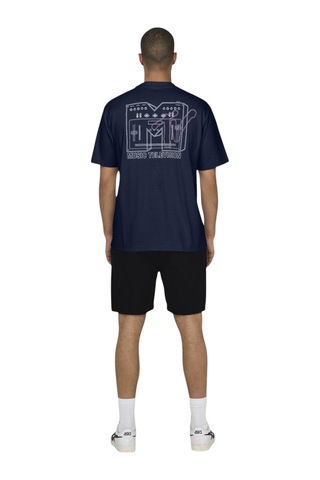 Only Erkek O Yaka T-shirt 22029523 Lacivert