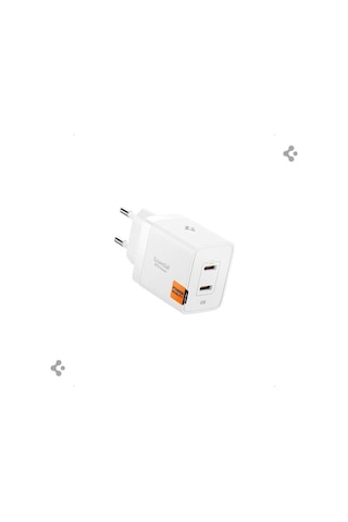 Spigen 47w Usb-c 2 Port Mini Hızlı Şarj Aleti Samsung Pps 2.0 / Isı Düşürücü Gan Pro Akım Korumalı Pd 3.0 / Scp / Fcp Protokol Güç Adaptörü İphone & Android & İpad & Macbook Type-c White Beyaz