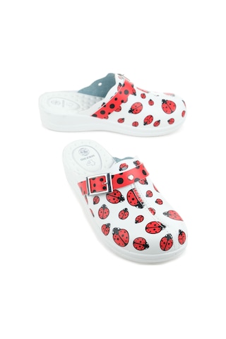 Gezer Dört Mevsim Kadın Comfort Taban Sabo Terlik Gt1yzm.11778.24.018.0a Beyaz