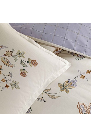 Linens Allday Monte Pamuk Saten Çift Kişilik Nevresim Takımı Lila Lila
