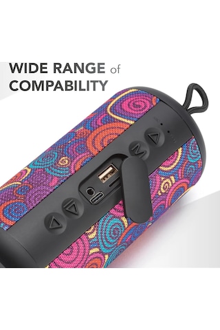 Cellularline Music Sound Vertical Daire Desenli Bluetooth Hoparlör