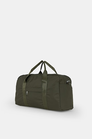 İcone Bag Kadın & Erkek Spor Çantası, Paraşüt Kumaş Önü Cepli Unisex Spor Fitness Gym Çantası Haki