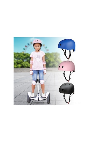 Neevoyu Çocuklar İçin Kaykay Ve Scooter Kaskı - Abs+eps Malzeme, Darbe Dayanıklı, Havalandırmalı Pembe