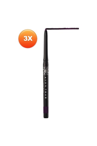 Avon Glimmersticks Açılıp Kapanabilen Göz Kalemi Majestic Plum 3'lü