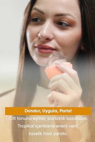 Iva Natura Orange Face Shot - Frozen Face Essence 3'lü Set Essence Bileklik