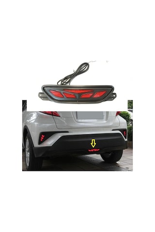Toyota C-HR İçin Uyumlu Tampon Altı Fren Ledi Çakar Fren Lambalı