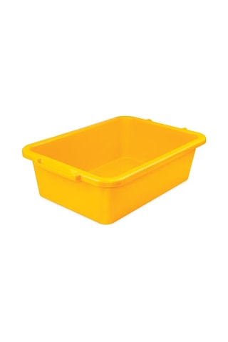 Sgs987 - Sarı Çok Amaçlı Tekne Kova 35 Litre - Sıva Alçı Teknesi