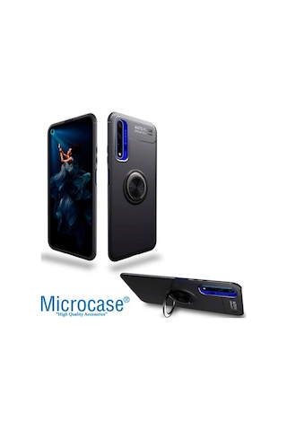 Microcase Huawei Nova 5T-Honor 20 Focus Serisi Yüzük Standl Kilif 446596512