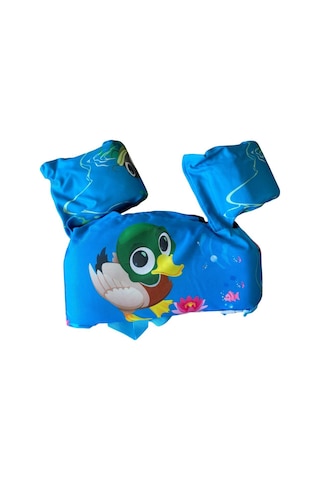 Sevimli Ördek 14-25 Kg Sünger Dolgulu Çocuk Havuz Deniz Yüzdürme Yeleği, Can Yeleği Elbise, Deniz Si