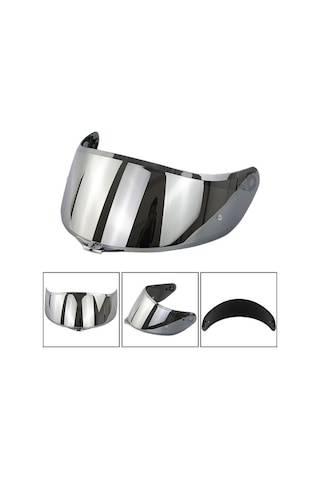 Novahub Yüz Vizörü Tam Stil Rüzgar Motosiklet Kask Kask Kask Kalkanı K5 K3sv K1 İçin Camı Agv 5 Dt Stil 5